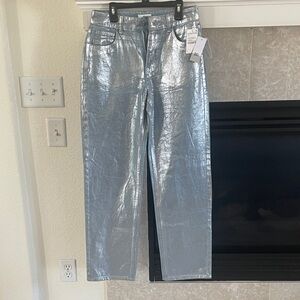 Metallic Light Blue Women's Jeans - Brand:BP. NWT